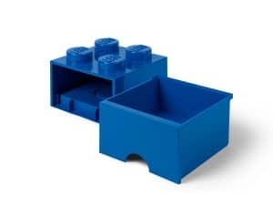 lego 5006130 ulozna modra kocka so zasuvkou a 4 vystupkami