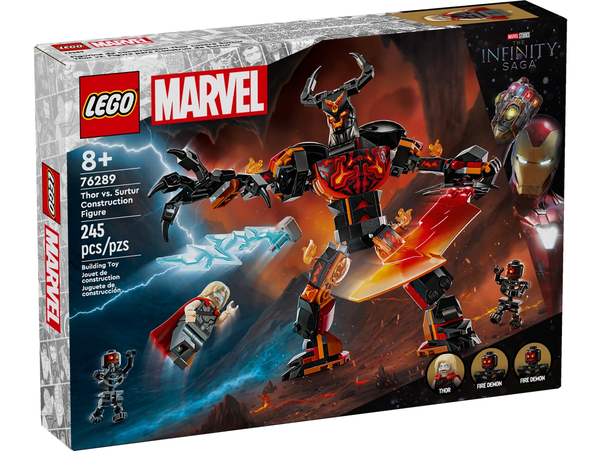 thor vs surtur construction figure 76289