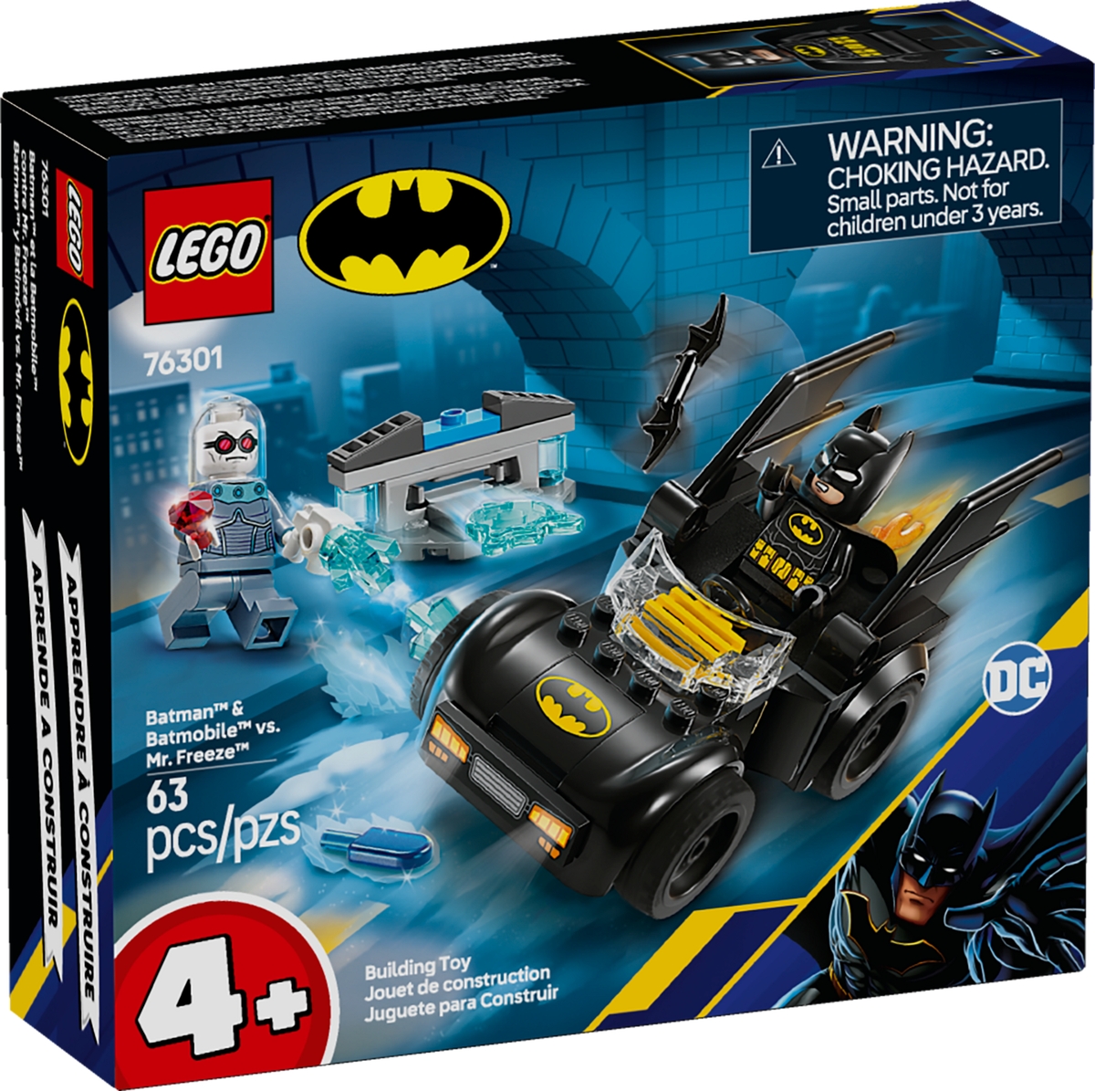 batman batmobile vs mr freeze 76301